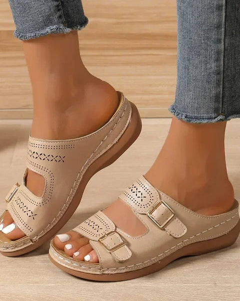 Laurine | Mules Orthopédiques Ajustables