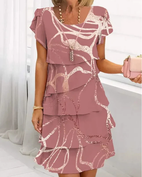 Auréline | Robe Élégante Graphique