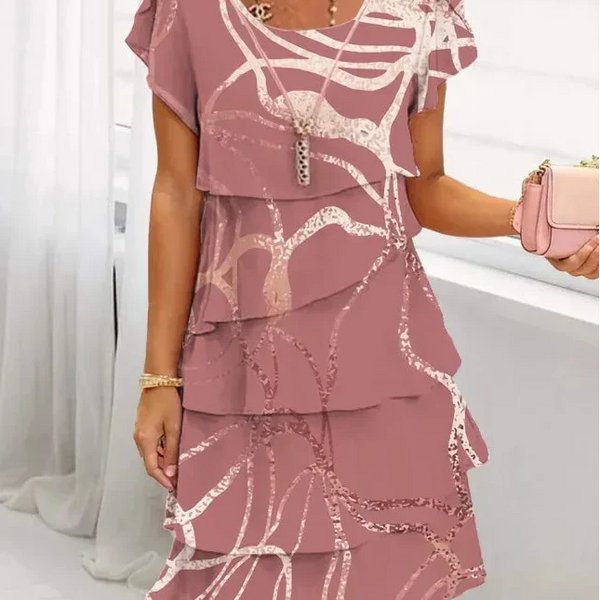Auréline | Robe Élégante Graphique
