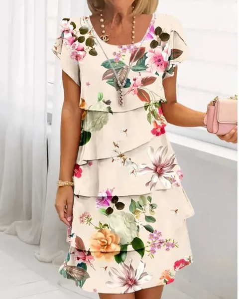 Évaloria | Robe Élégante Florale