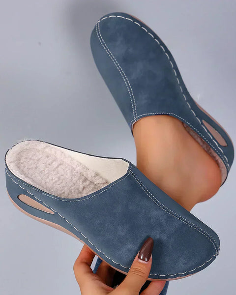 Élise | Mules Orthopédiques Fourrées