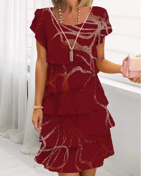 Valessia | Robe Élégante Rubis
