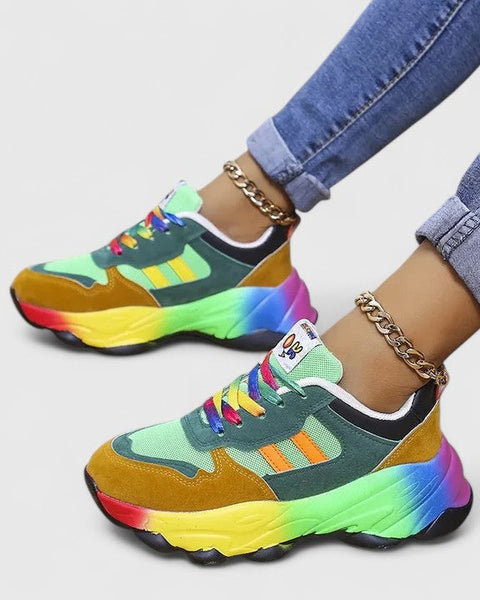 Maya | Baskets Multicolores Dynamique
