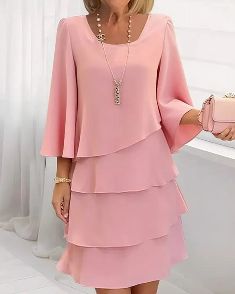 Rosélyne | Robe Élégante Satinée