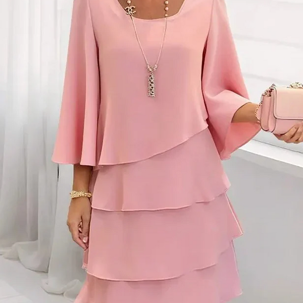 Rosélyne | Robe Élégante Satinée