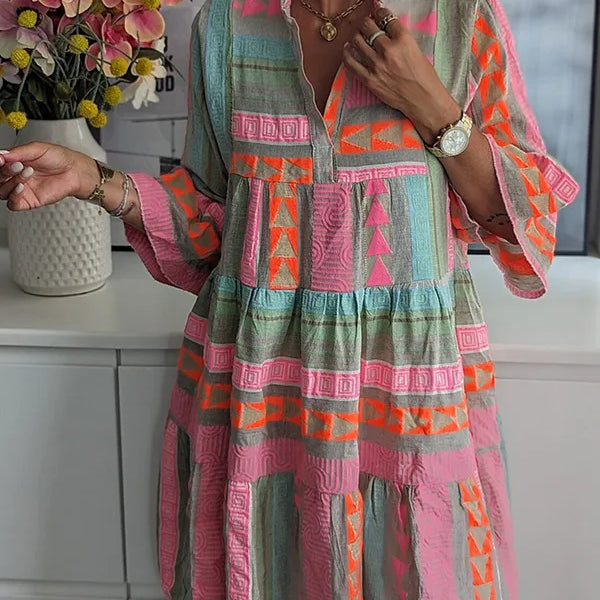 Eugénie | Robe Bohème Colorée