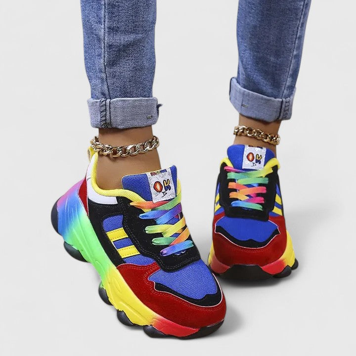 Maya | Baskets Multicolores Dynamique
