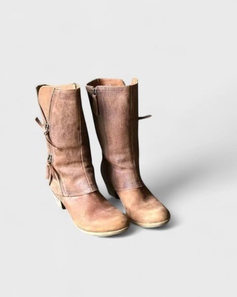 Élisa | Bottes Rétro Zippées