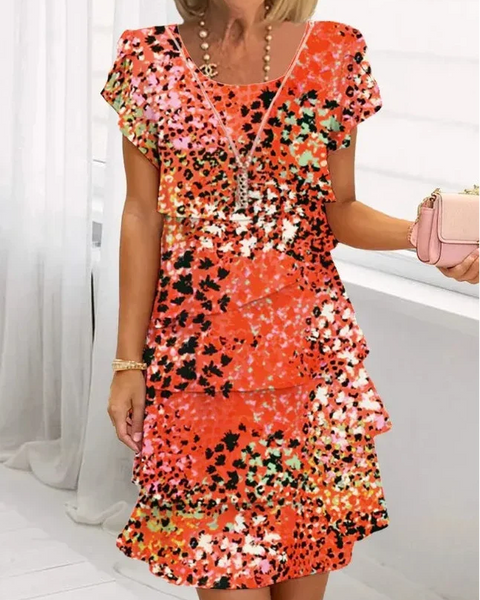 Floriane | Robe Élégante Éclat Floral