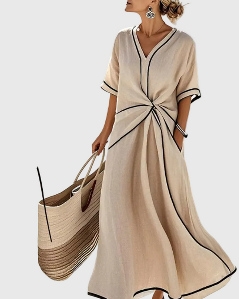 Éléonore | Robe Maxi Élégance Naturelle