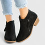 Héloïse | Bottines Suédées Zip Élégant