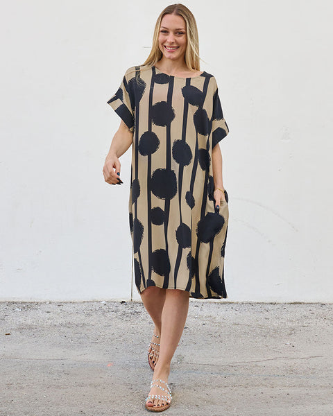 Robe décontractée à poches courtes – Ornella Caftan™