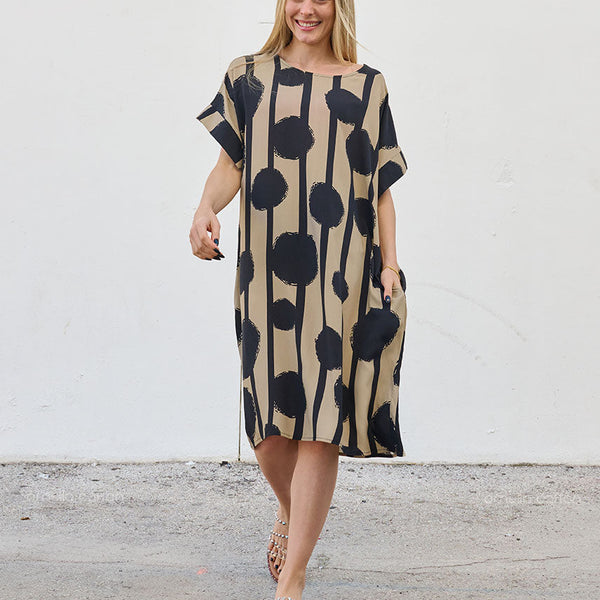 Robe décontractée à poches courtes – Ornella Caftan™