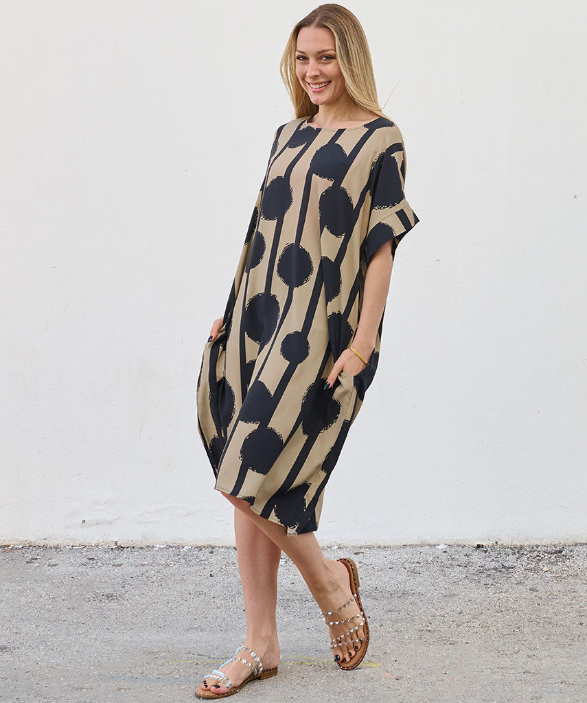 Robe décontractée à poches courtes – Ornella Caftan™