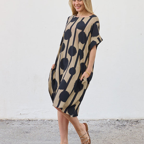 Robe décontractée à poches courtes – Ornella Caftan™