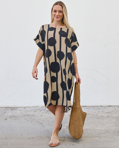 Robe décontractée à poches courtes – Ornella Caftan™