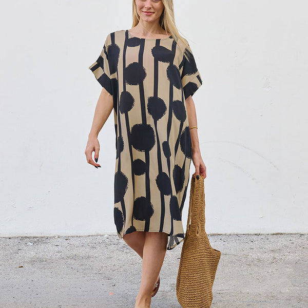 Robe décontractée à poches courtes – Ornella Caftan™