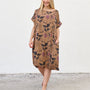 Robe Décontractée à Poches Courte – Ornella Caftan™