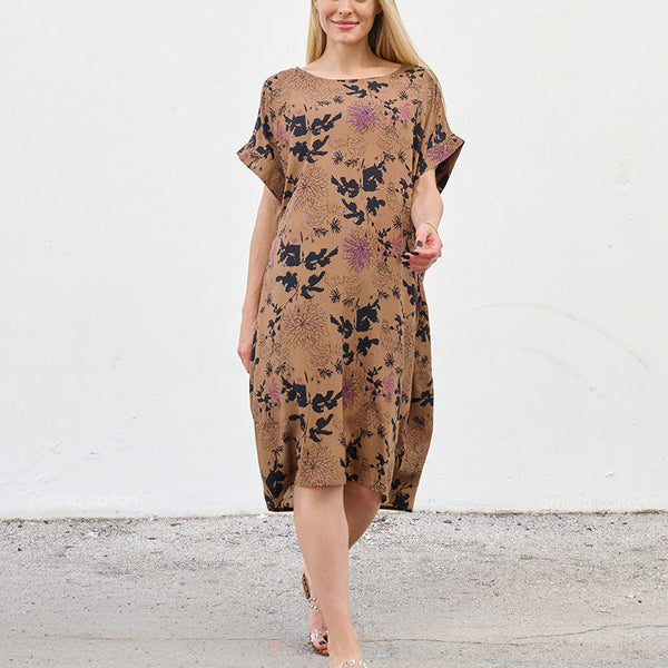 Robe Décontractée à Poches Courte – Ornella Caftan™
