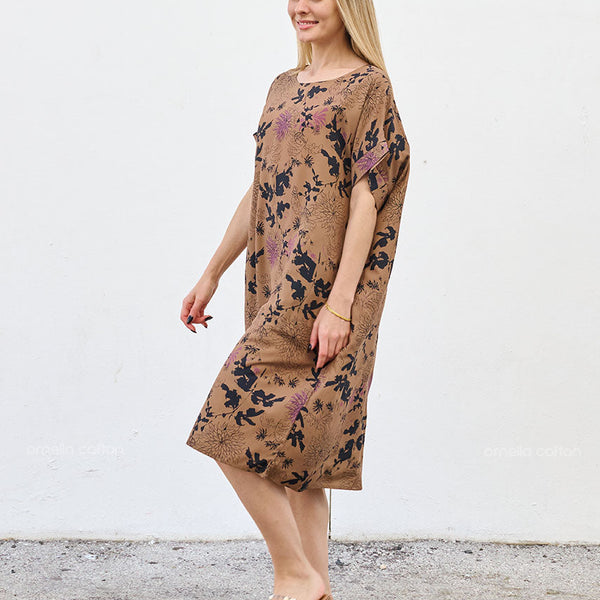 Robe Décontractée à Poches Courte – Ornella Caftan™