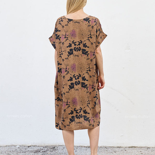 Robe Décontractée à Poches Courte – Ornella Caftan™