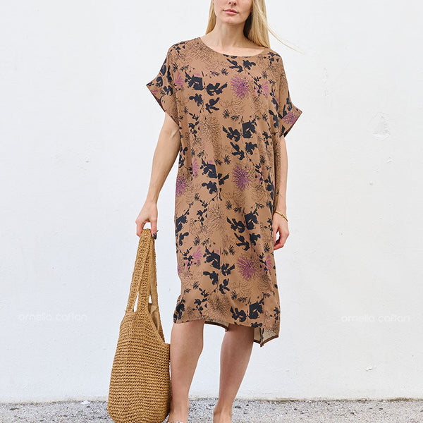Robe Décontractée à Poches Courte – Ornella Caftan™