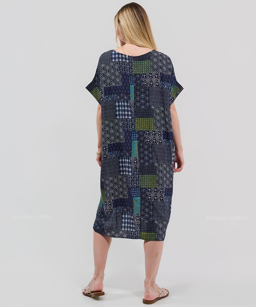 Robe Décontractée à Poches Courtes – Ornella Caftan™
