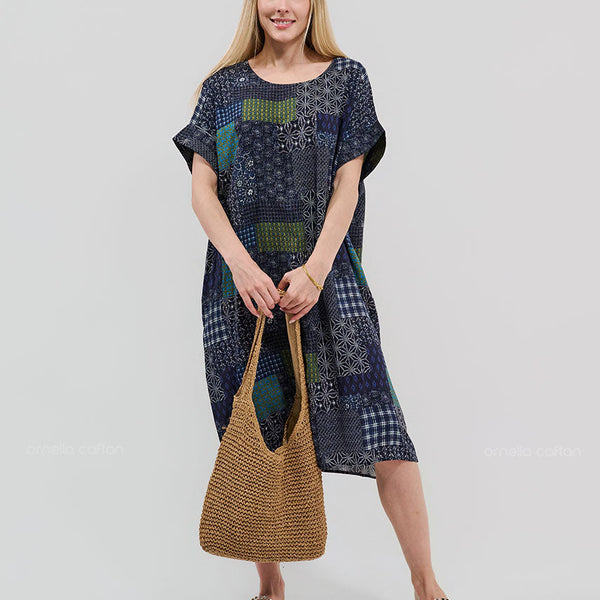 Robe Décontractée à Poches Courtes – Ornella Caftan™