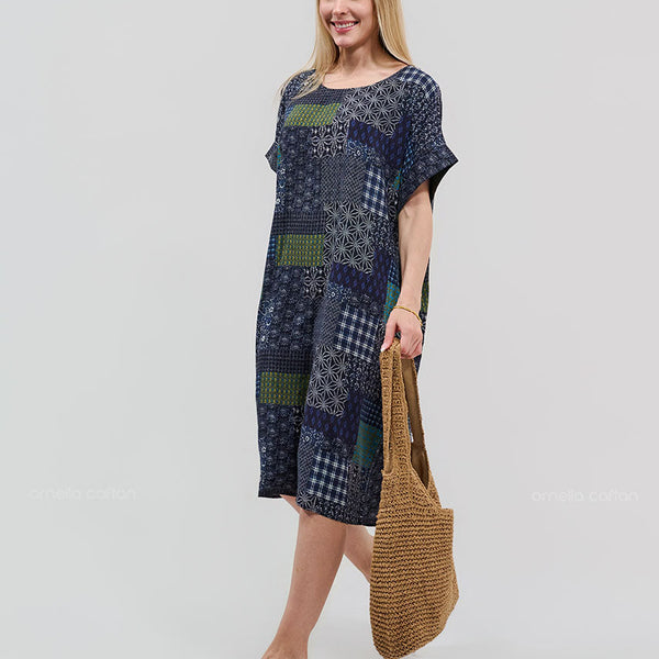 Robe Décontractée à Poches Courtes – Ornella Caftan™