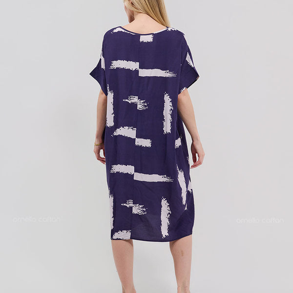 Robe Décontractée à Poches Courte – Ornella Caftan™