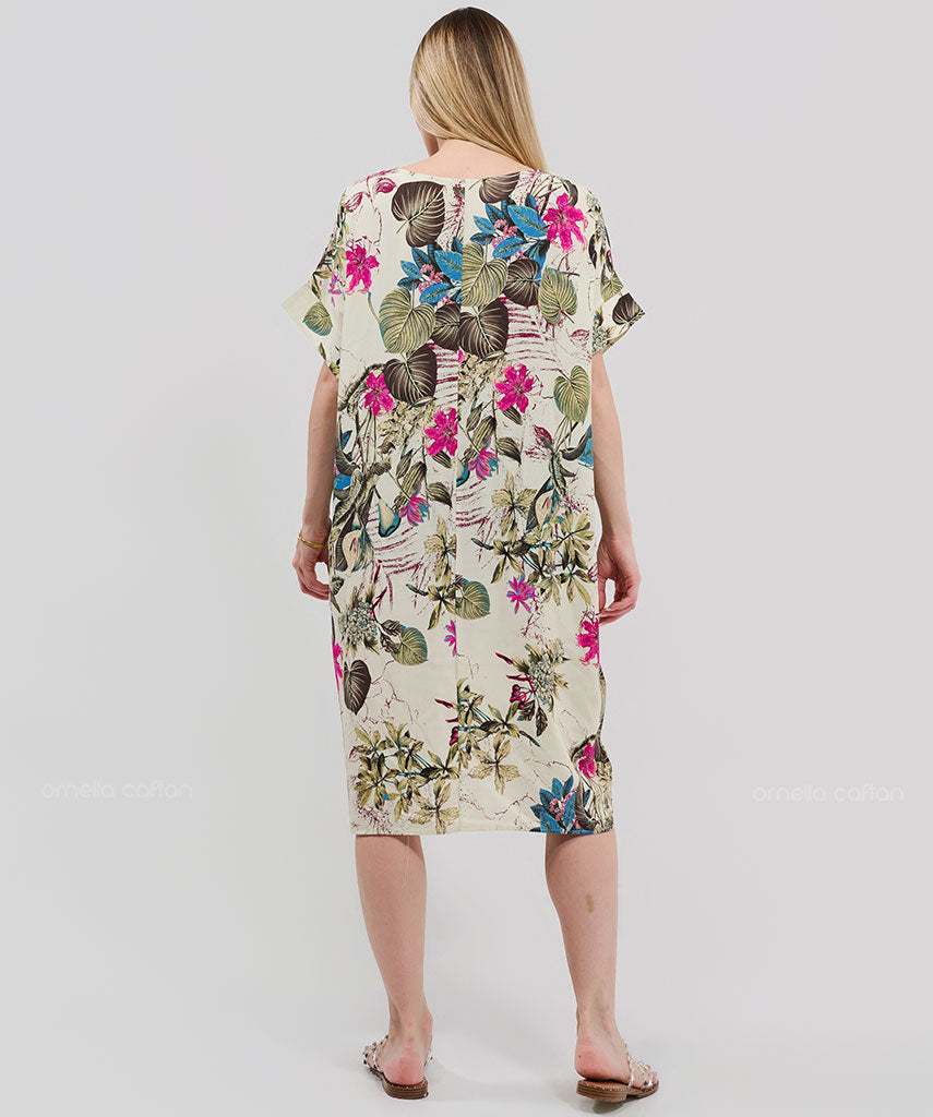Robe Décontractée à Poches Courte – Ornella Caftan™