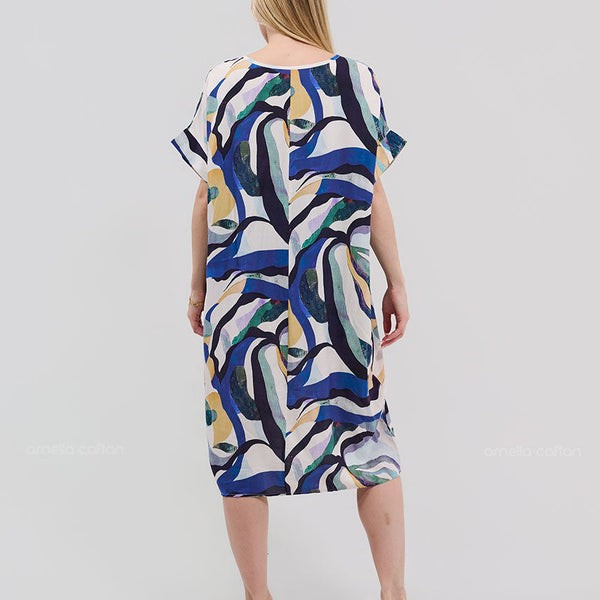 Robe Décontractée à Poches Courtes – Ornella Caftan™