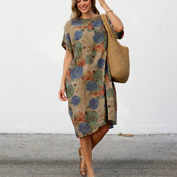 Robe Décontractée à Poches Courtes – Ornella Caftan™