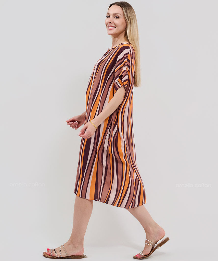 Robe décontractée à poches courtes – Ornella Caftan™