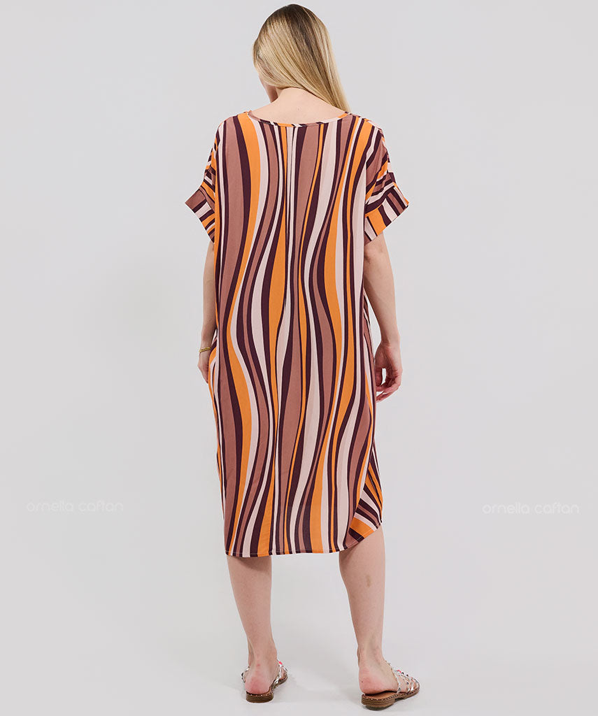 Robe décontractée à poches courtes – Ornella Caftan™