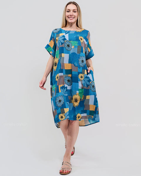 Robe décontractée à poches courtes – Ornella Caftan™