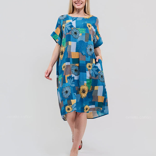 Robe décontractée à poches courtes – Ornella Caftan™