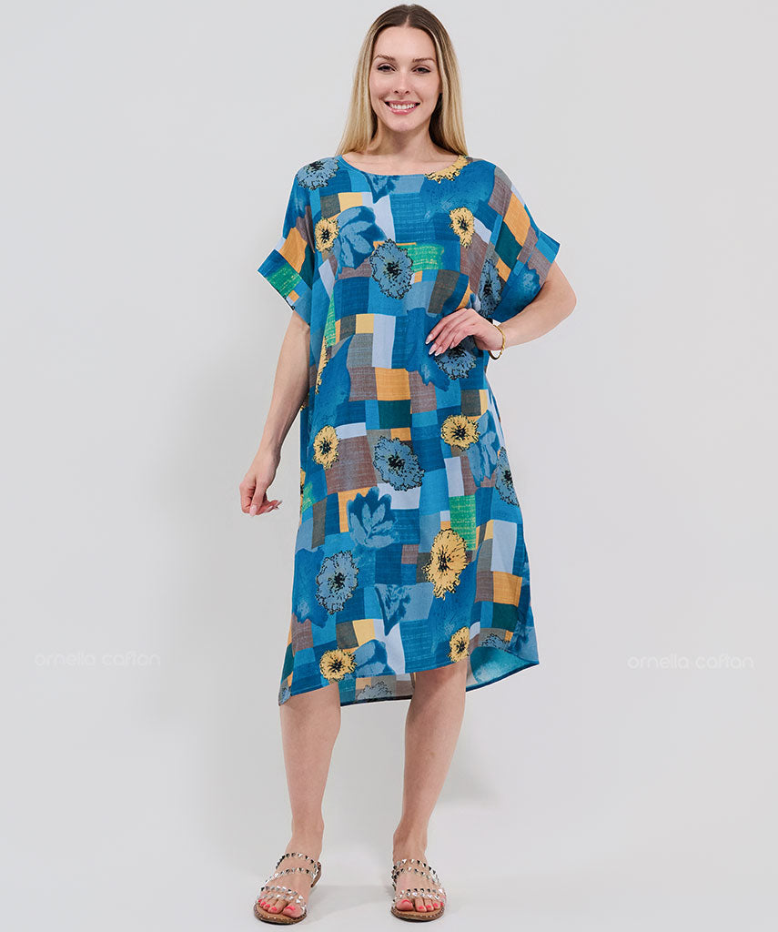 Robe décontractée à poches courtes – Ornella Caftan™