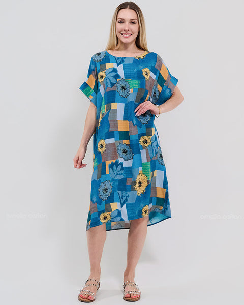 Robe décontractée à poches courtes – Ornella Caftan™