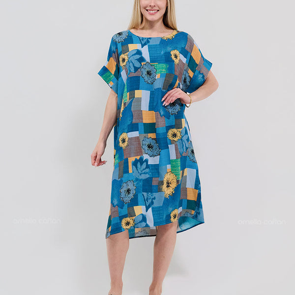Robe décontractée à poches courtes – Ornella Caftan™