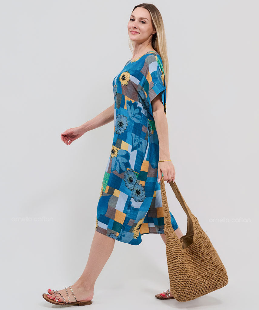 Robe décontractée à poches courtes – Ornella Caftan™