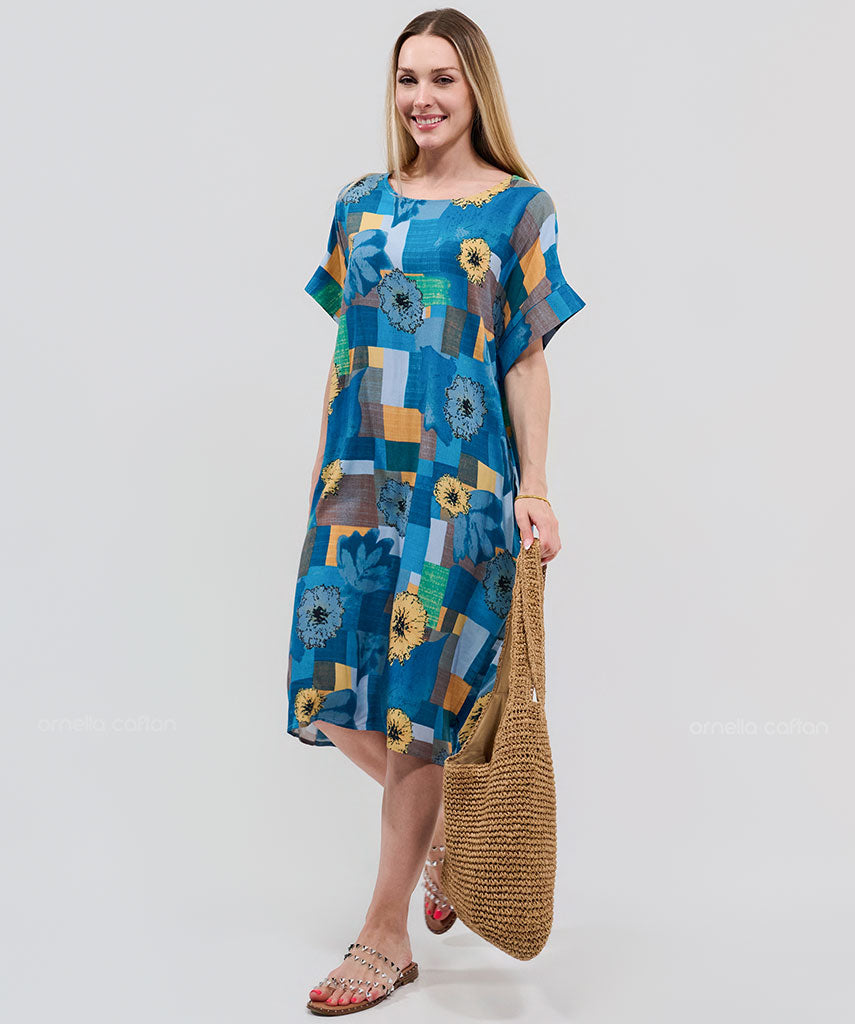 Robe décontractée à poches courtes – Ornella Caftan™