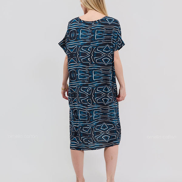 Robe Décontractée à Poches Courtes – Ornella Caftan™