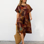 Robe Décontractée à Poches Courte – Ornella Caftan™