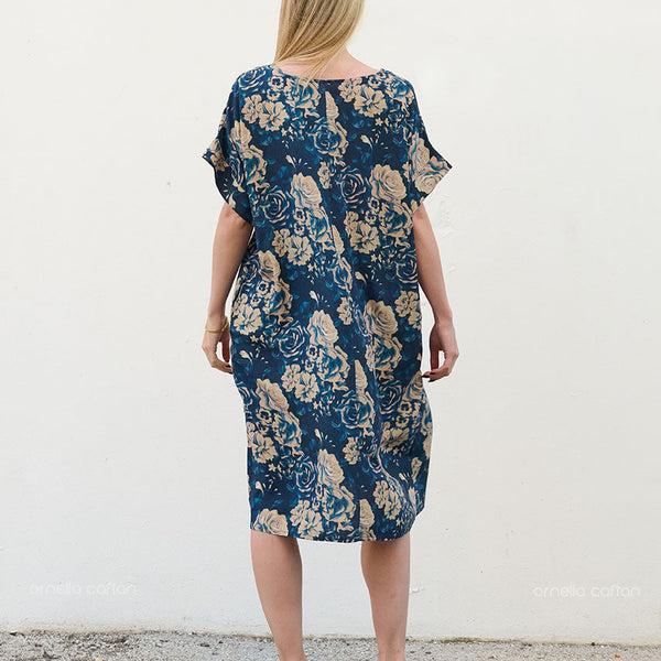 Robe Décontractée à Poches Courte – Ornella Caftan™