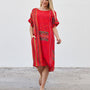 Robe Décontractée à Poches Courte – Ornella Caftan™