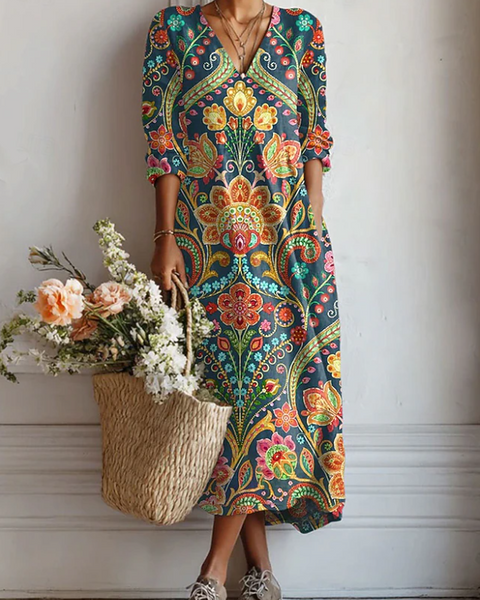 Isolde | Robe Imprimée Bohème