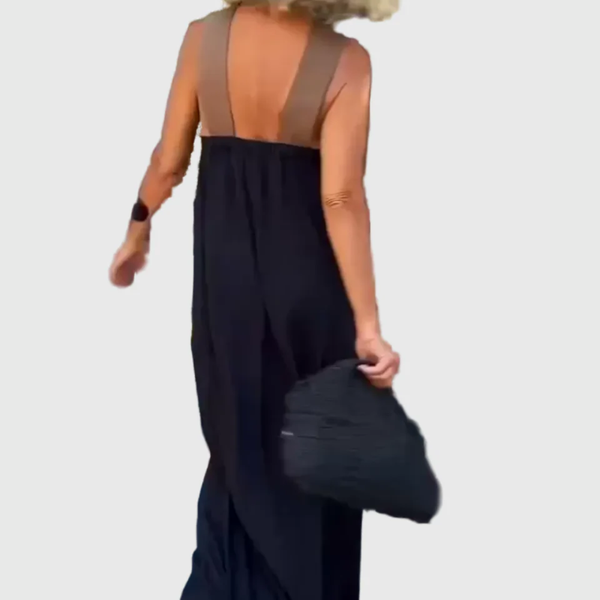 Maëlys | Robe Maxi Dos Nu Élégante