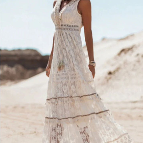 Cassandra | Robe Maxi Bohème Élégante