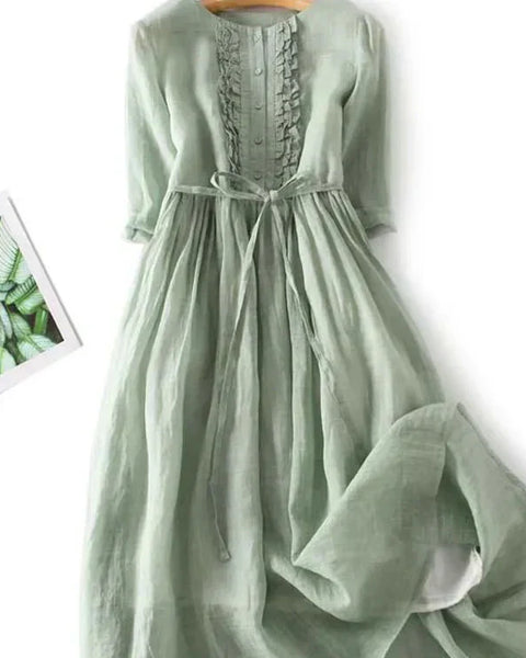 Auréline | Robe Bohème Naturelle